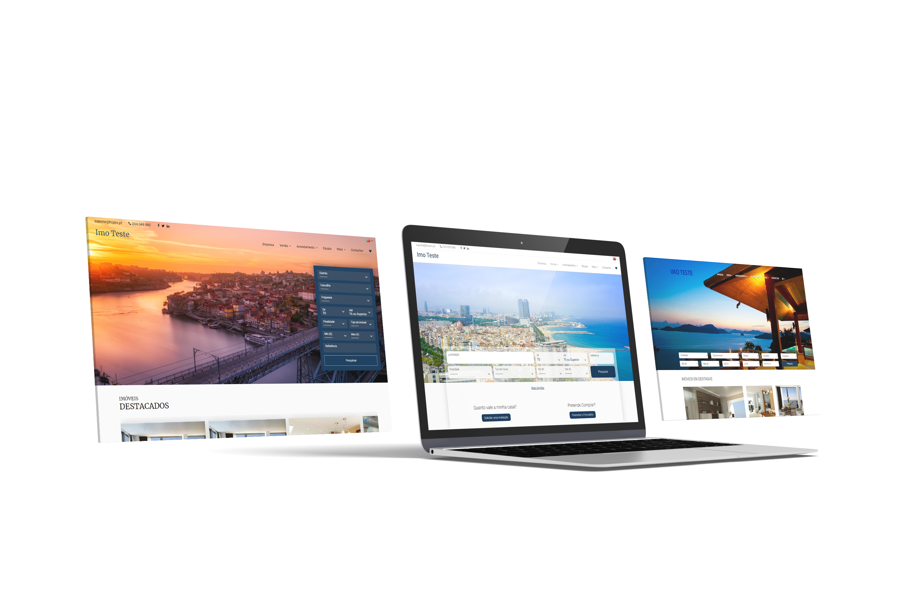 Demos dos websites