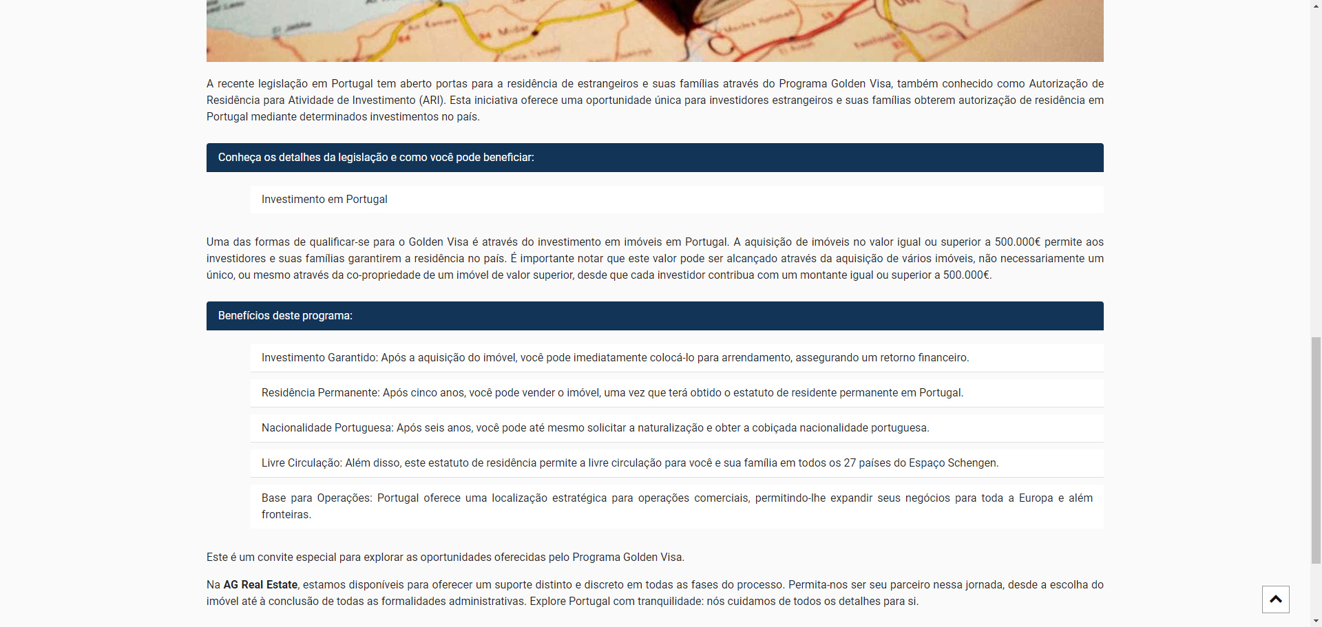 exemplo de pagina